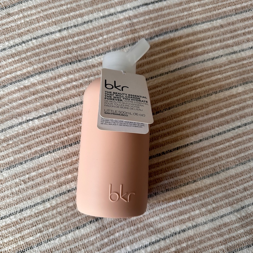 Bkr Naked glass water bottle 16 oz